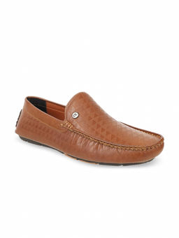 Carlton London - Textured Tan Loafers